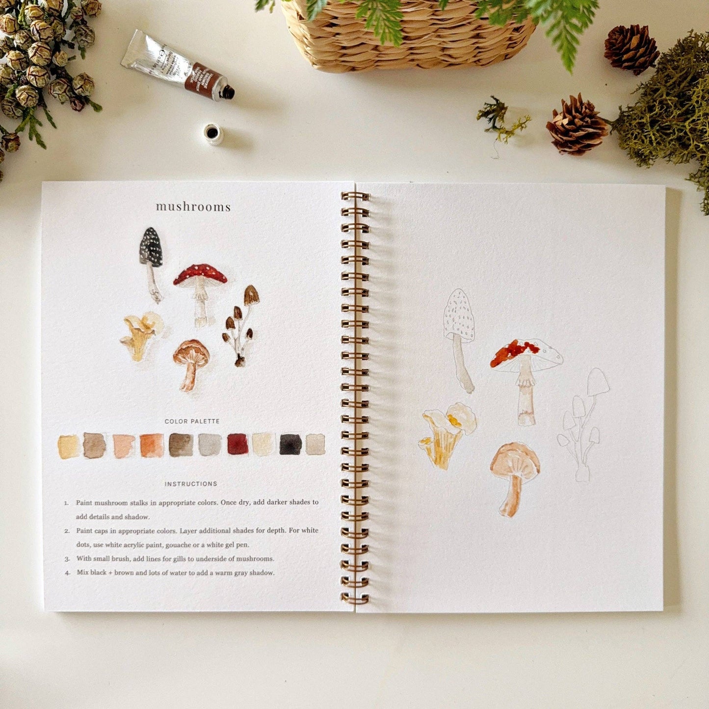 Emily Lex Studio - Watercolor Workbook Woodland