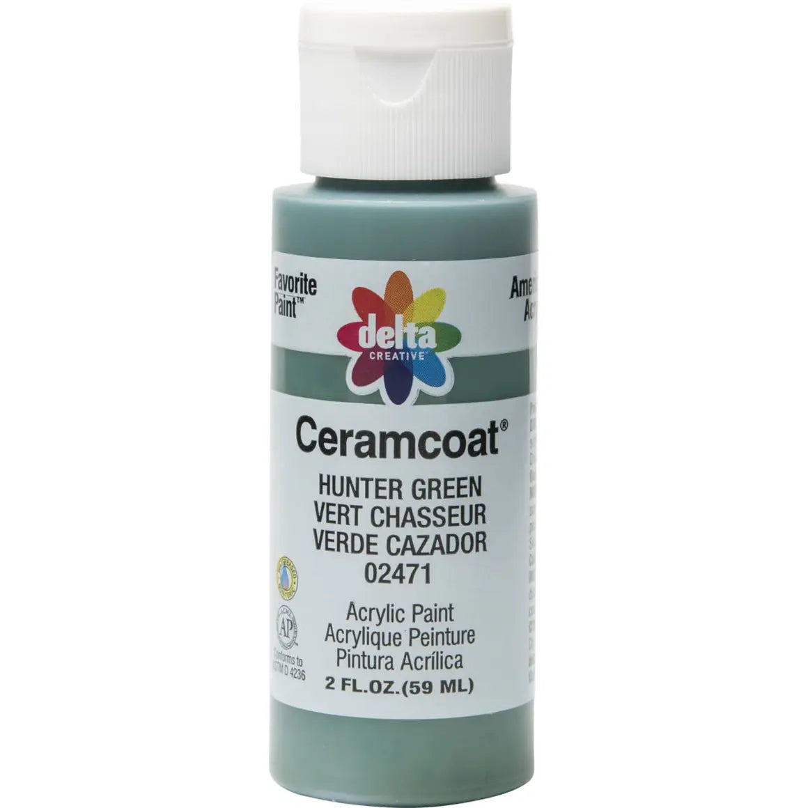 Delta Ceramacoat Matte Acrylic Paint 59 ml - Colour Variety
