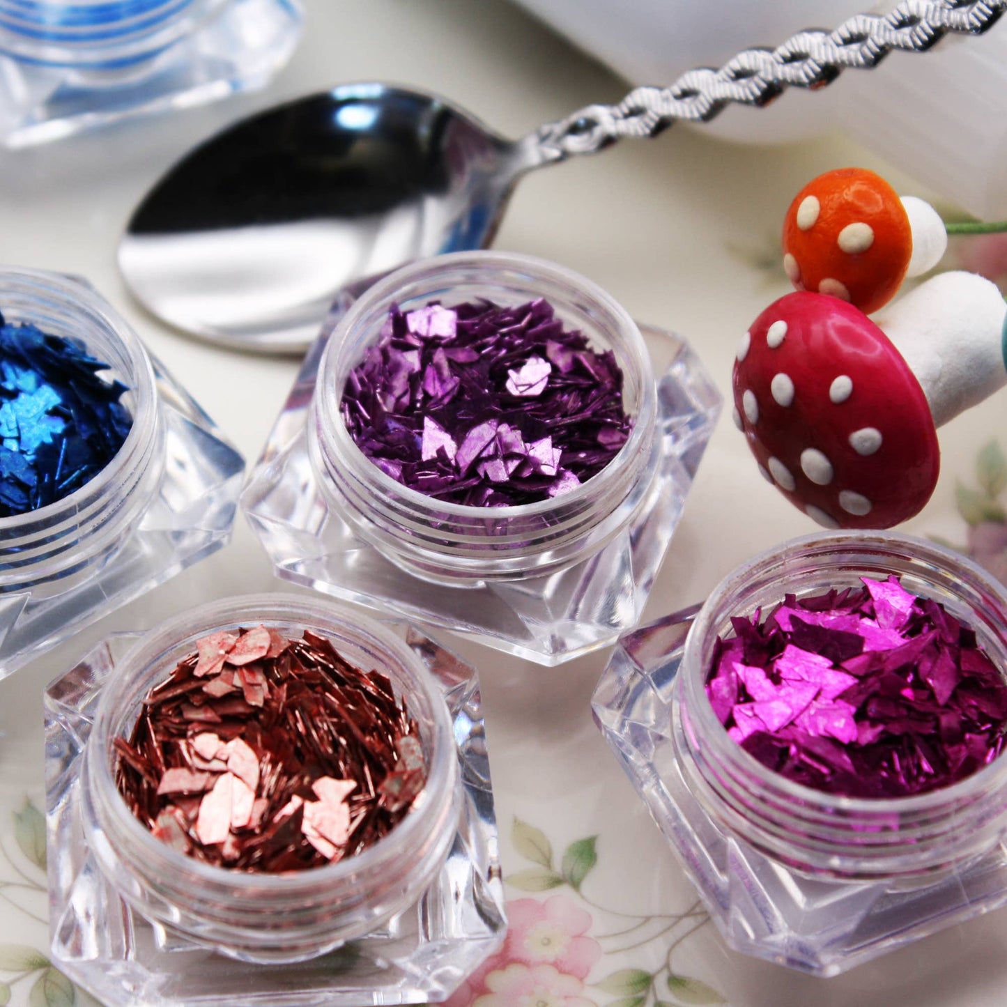 Meyer Imports : Super Shards - Pinks and Blues - 6 Glitters