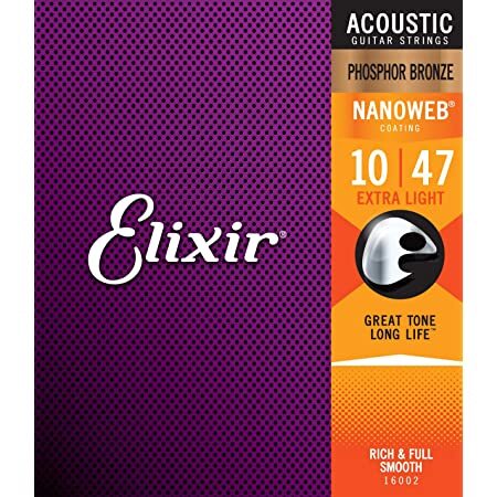 ELIXIR EXLIGHT  .010-.047  ACOUSTIC GUITAR STRINGS