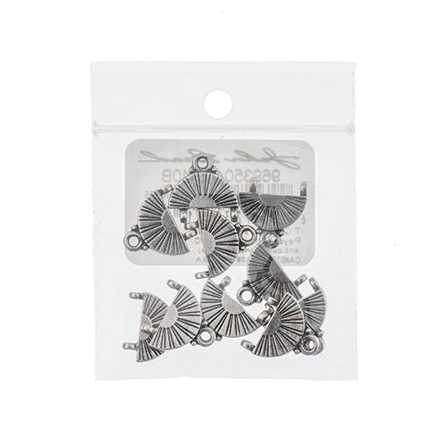 Wickes Even - Count Peyote Stitch Ends - Antique Pewter : 10 Pack