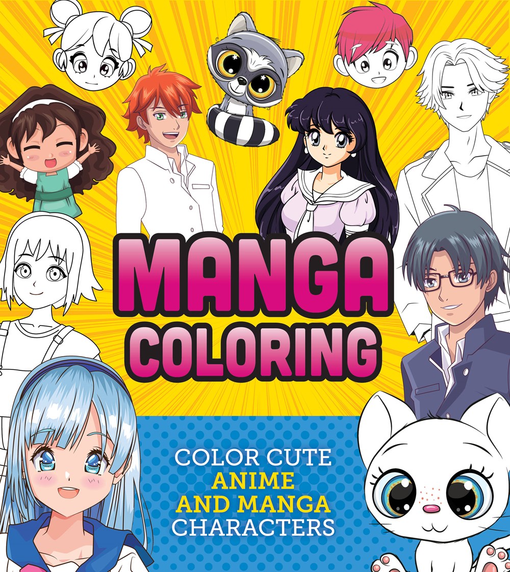 Manga Coloring Color Cute Anime and Manga
