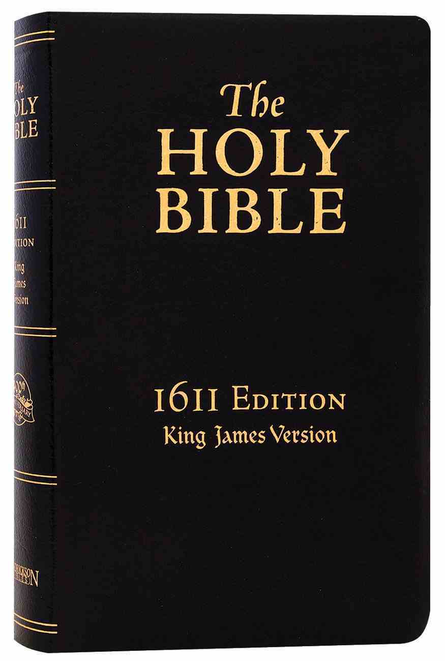 KVJ Bible - 1611 Edition Black