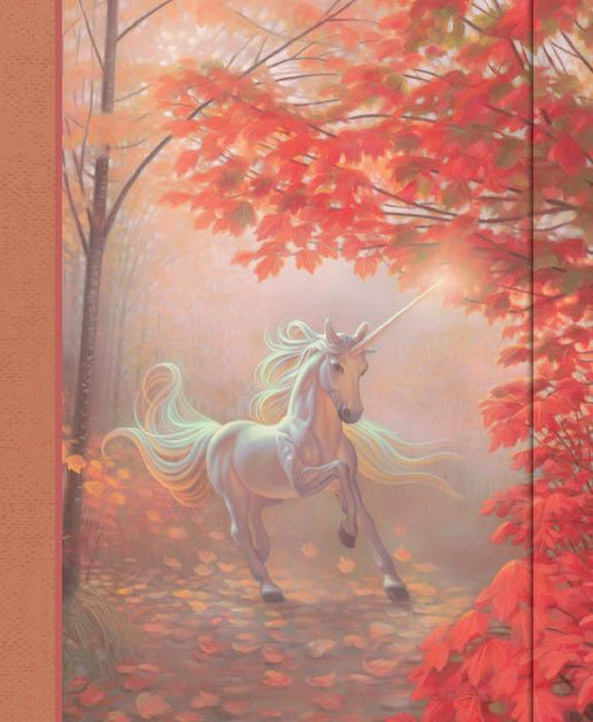 Automnal Unicorn Large Journal