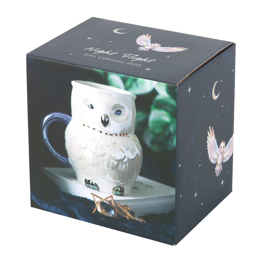 Something Different Wholesale Iridescent Owl Mug