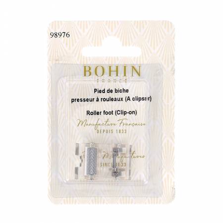 Bohin - Roller Sewing Machine Presser Foot, Clip-In