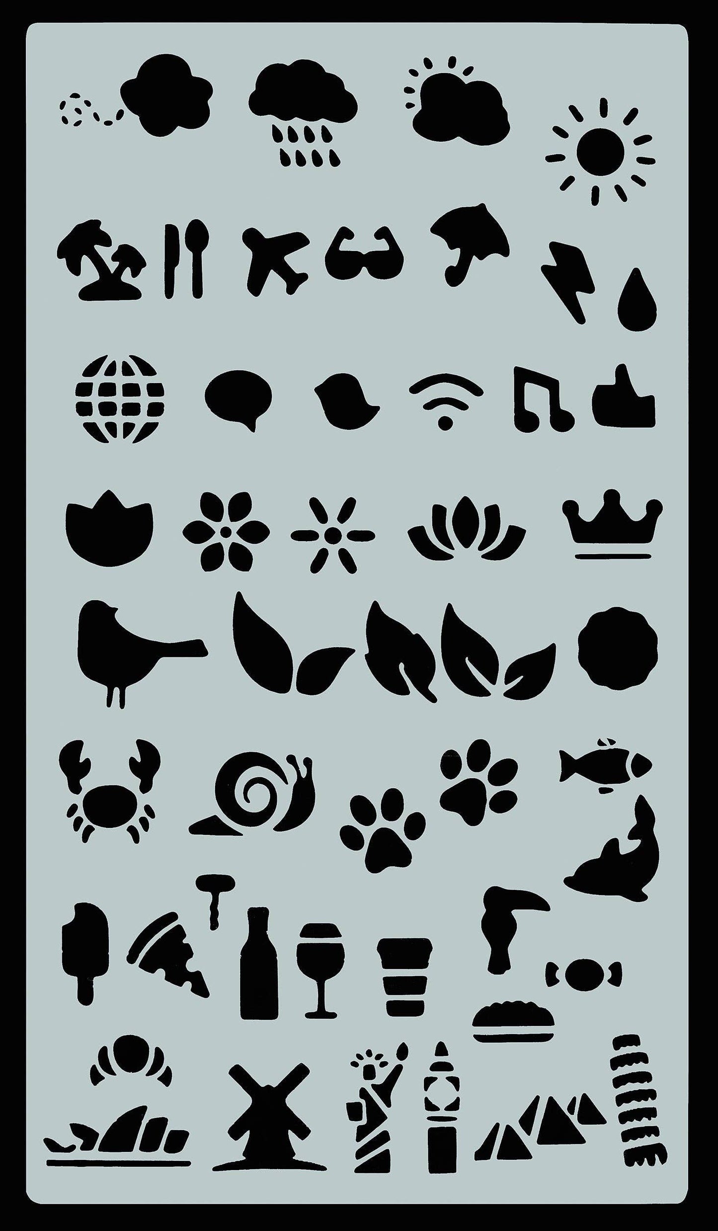 Dotted Journal Stencil Set
