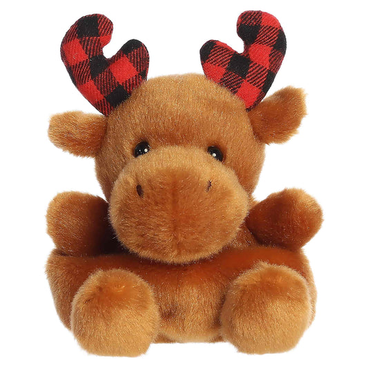 Palm Pals Clove Plaid Moose 5"