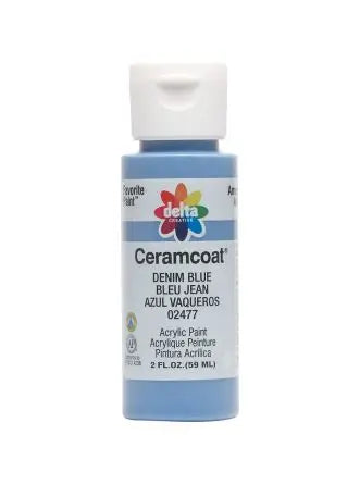 Delta Ceramacoat Matte Acrylic Paint 59 ml - Colour Variety