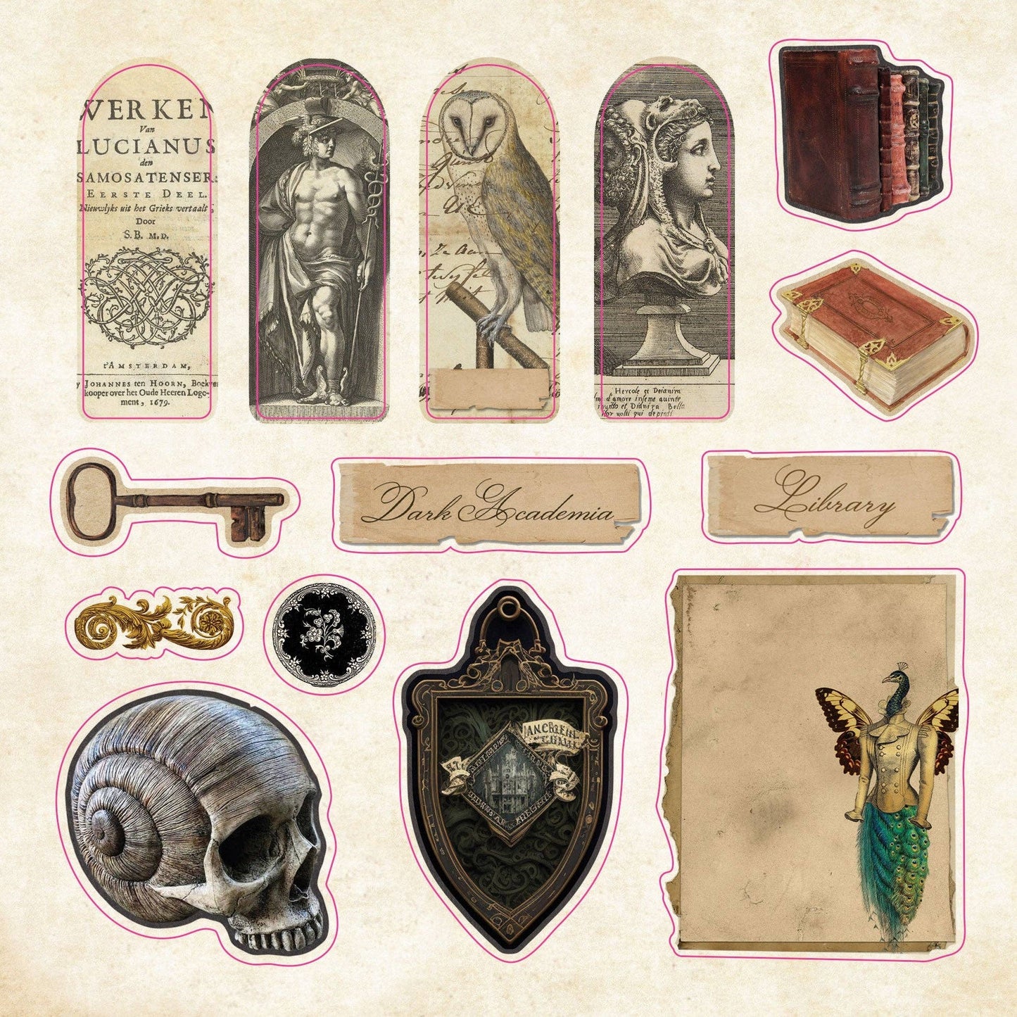 Peter Pauper Press - The Sticker Book of Curiosities