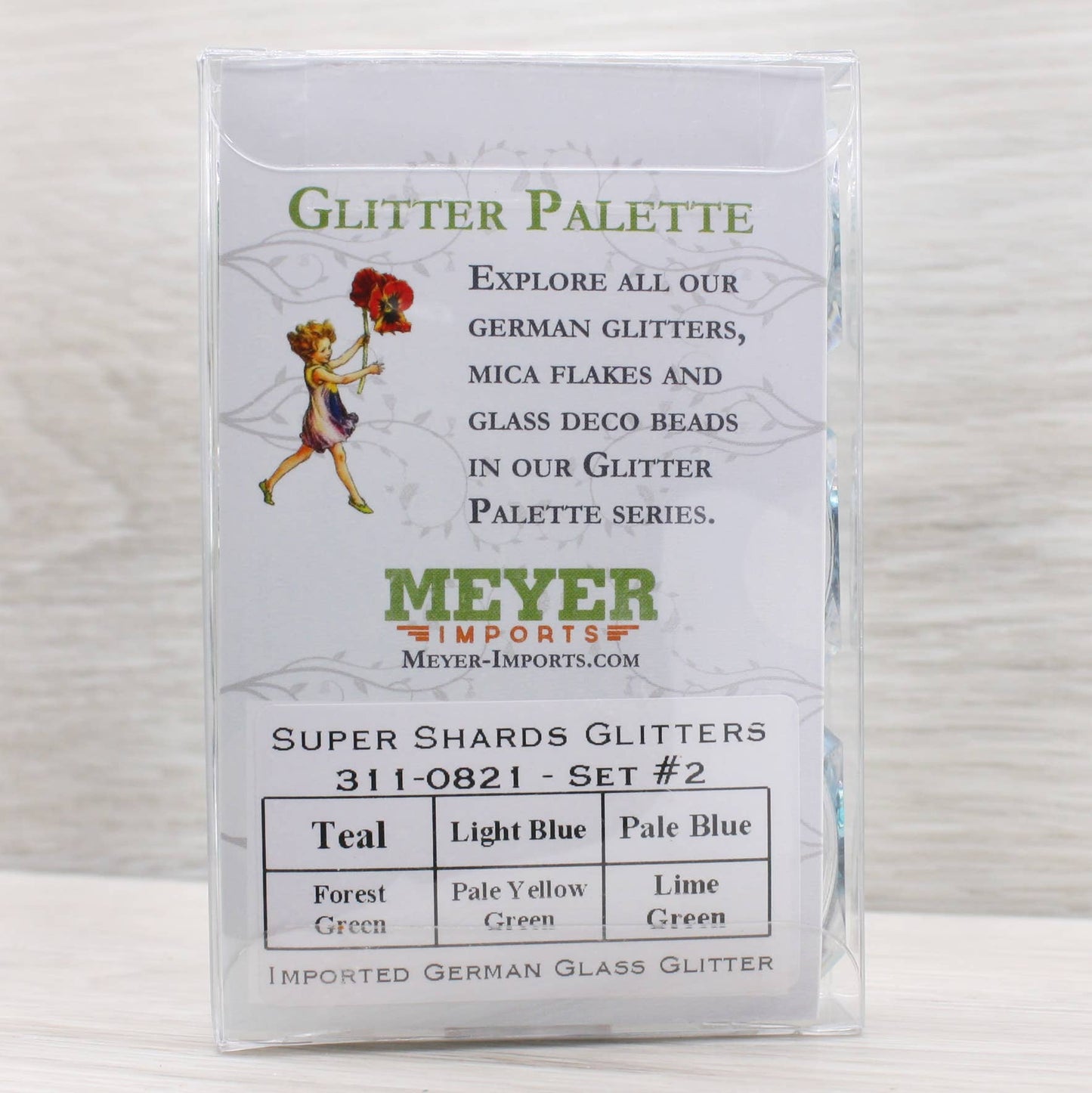 Meyer Imports : Super Shards - Blues & Greens - 6 Glitters