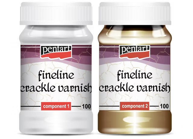 Pentart Fineline Crackle 100 ml 2 Component