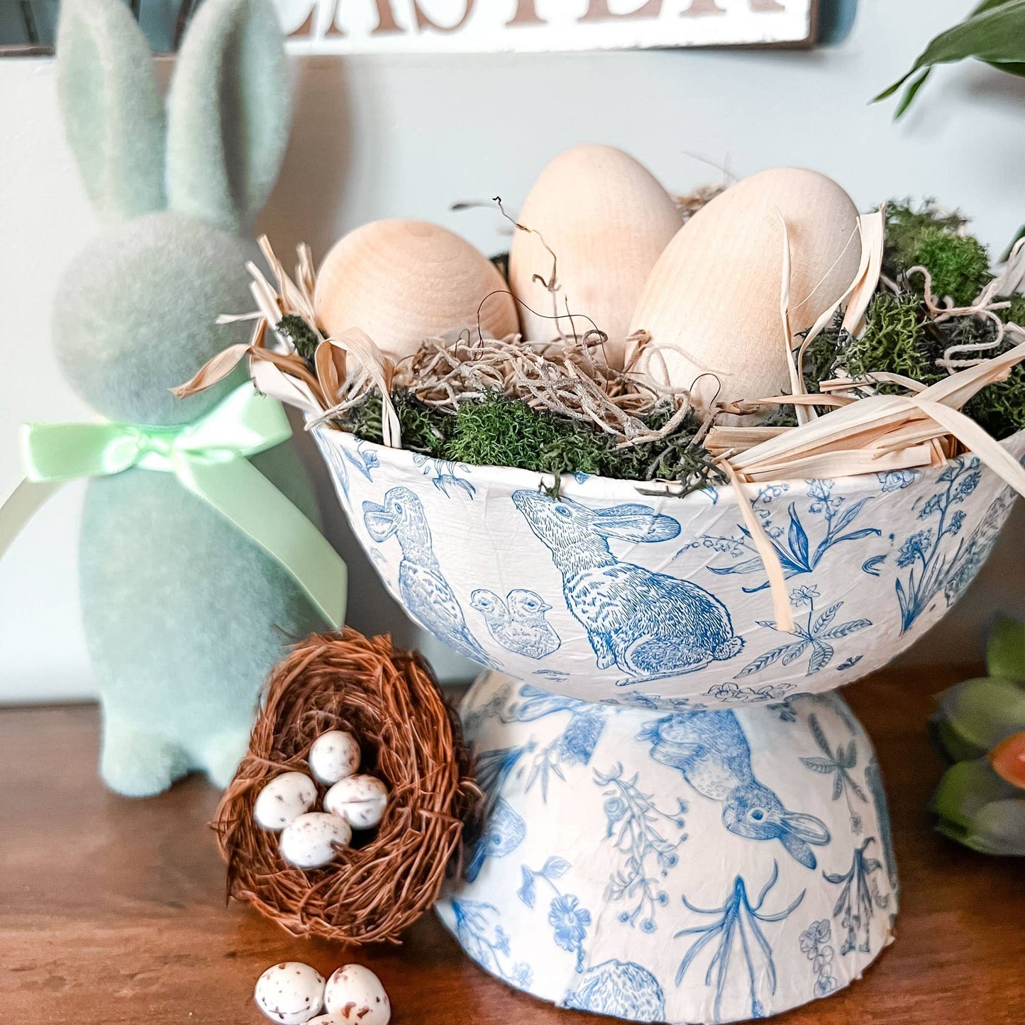 Factory Direct Craft - Natural Kraft Paper Mache Decorative Bowls (Set of 3)