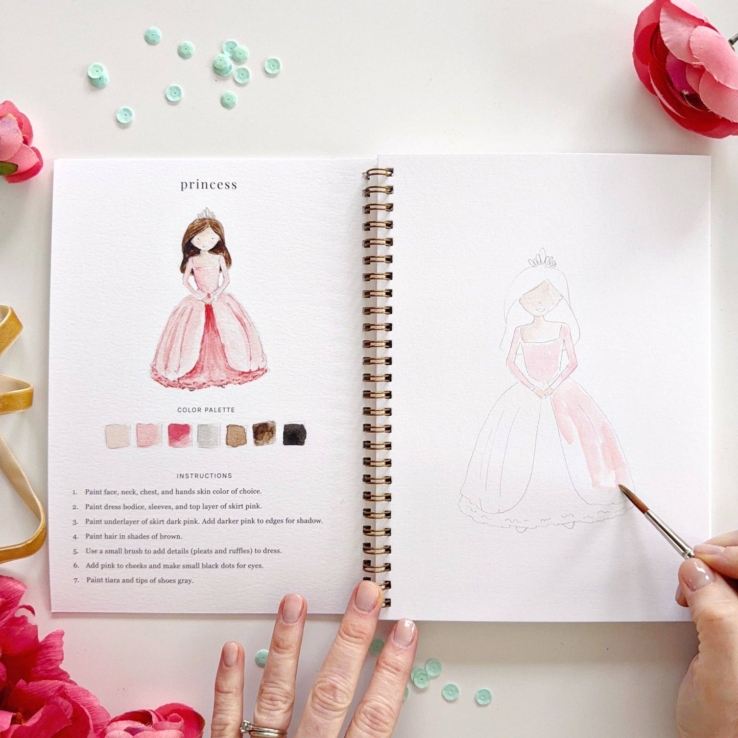 Emily Lex Studio - Watercolor Workbook Fairytale