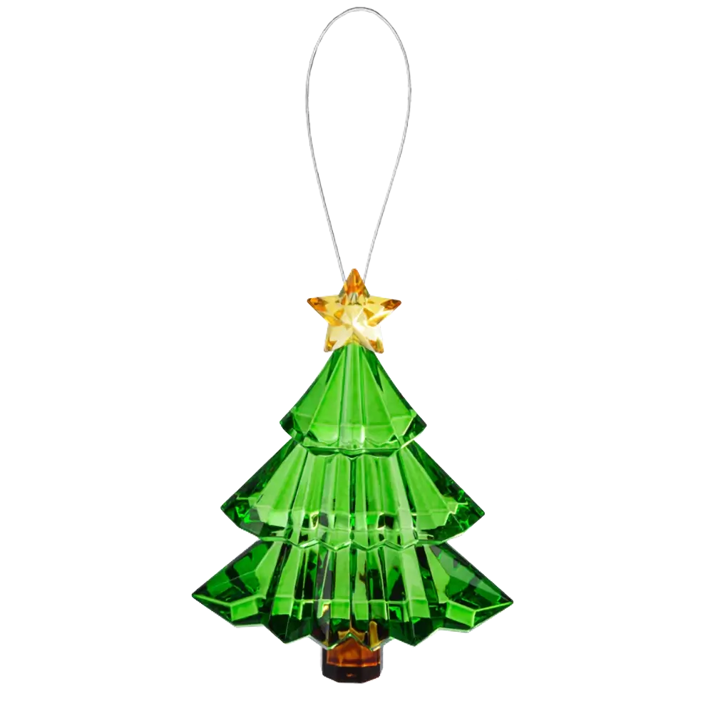 3" Festive Acrylic Tree Ornament