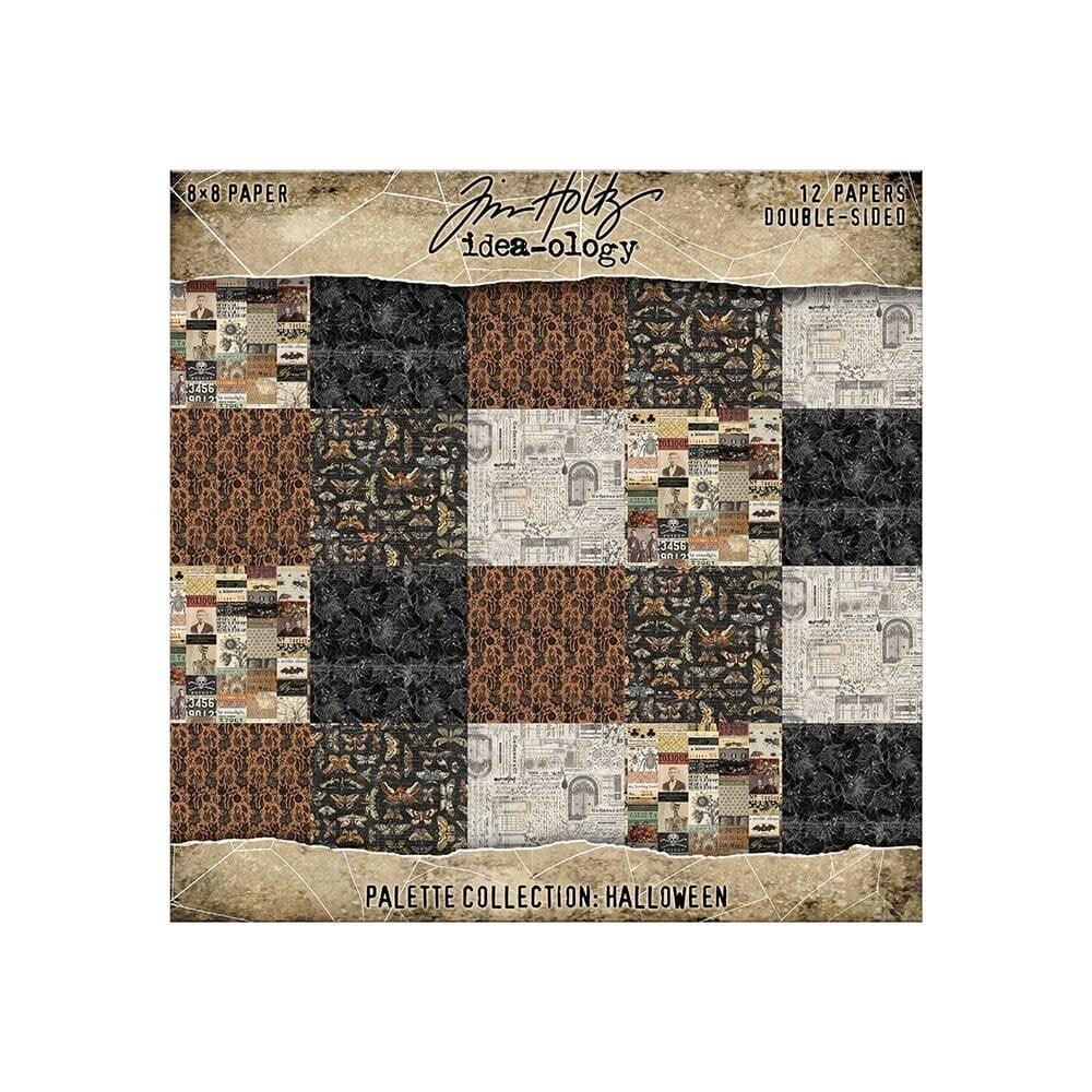 Tim Holtz Idea-Ology Palette Paper Halloween 8x8
