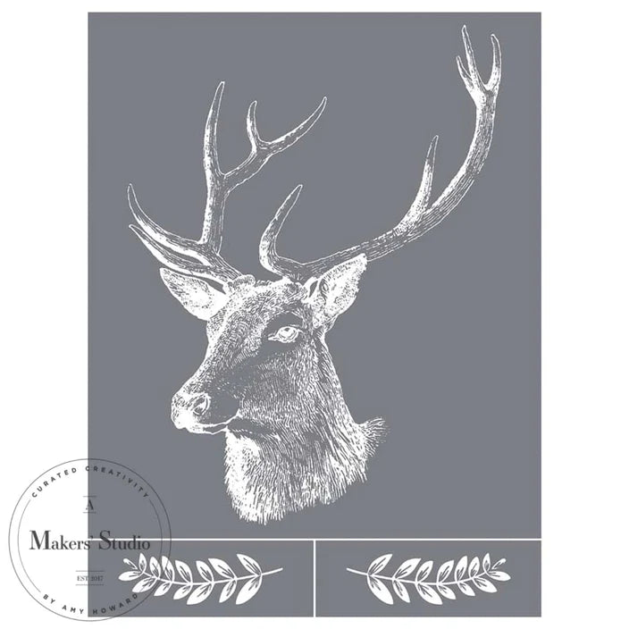 Makers Studio - Deer Head 9x12"