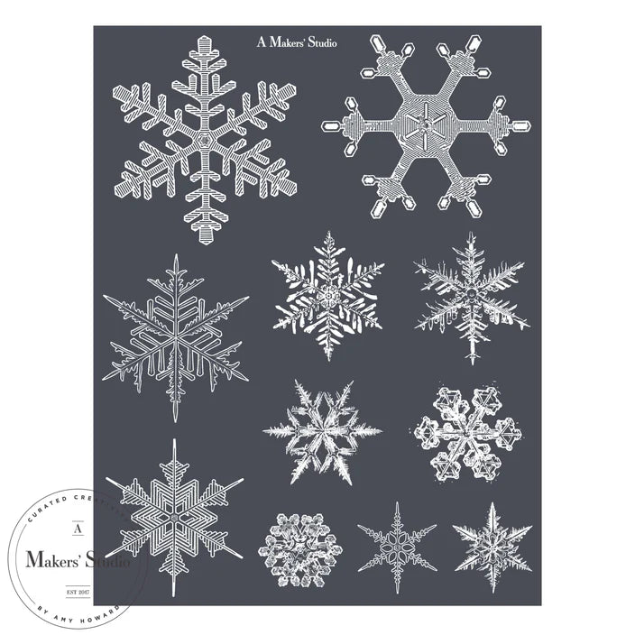 Makers Studio - Vintage Snowflakes 8.5x11"