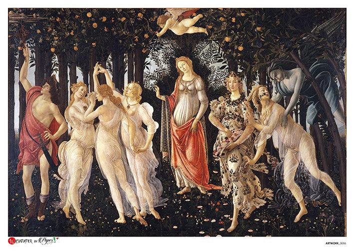 Paper Designs - La Primavera By Botticelli A1 & A2  Rice Paper
