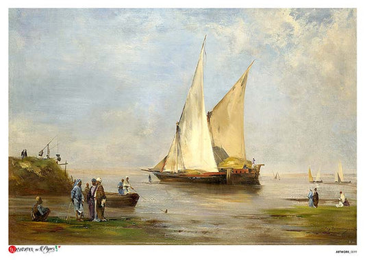 Paper Designs Artwork 0099 Sailboats