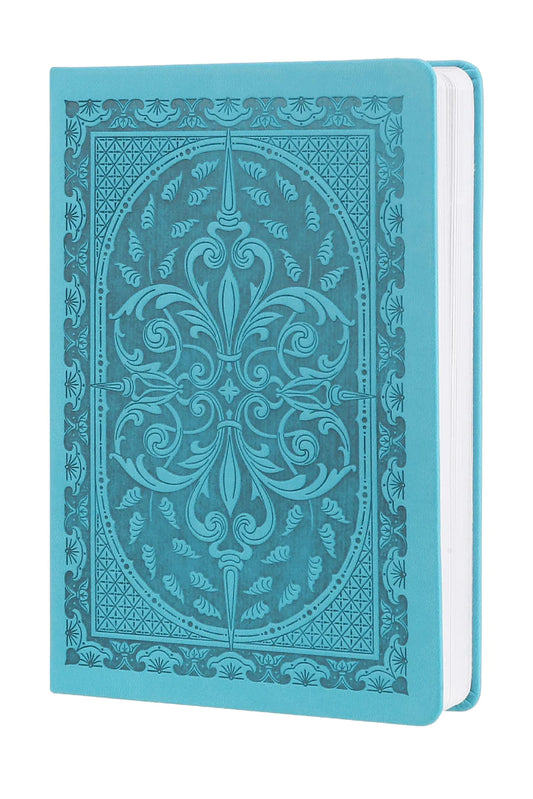 Victoria's Journals : Sketchbook Antique Style - Aqua Blue