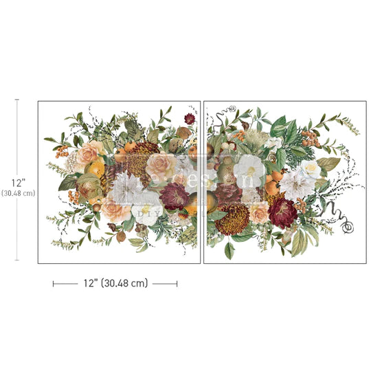 Re-Design With Prima® Maxi Transfers - Autumnal Bliss - 12x12"