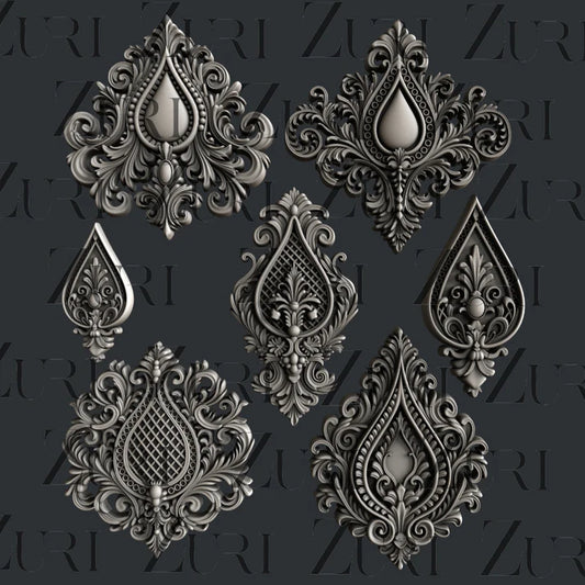 Zuri Designs - Baroque Dewdrops