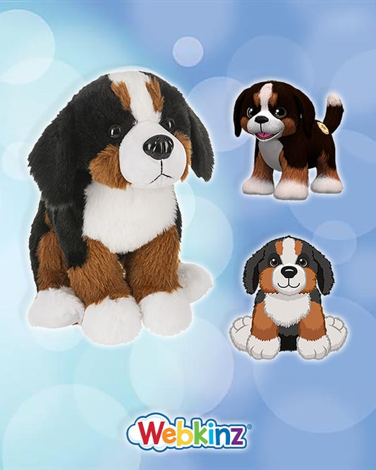 Webkinz Bernese Mountain Dog 8.5"