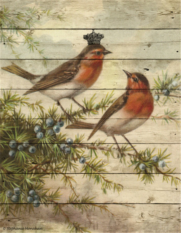 Monahan Papers - Birds, Nests & Florals Papers 11x17"