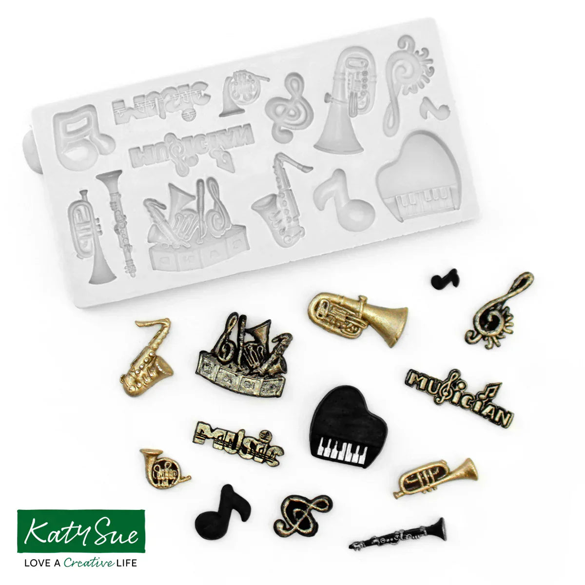 Katy Sue : Miniature Musi Set Silicone Mould