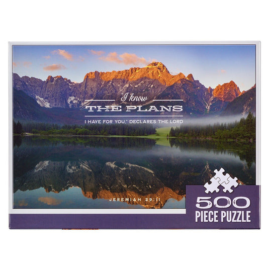 I Know The Plans Grand Tetons 500-piece Jigsaw Puzzle