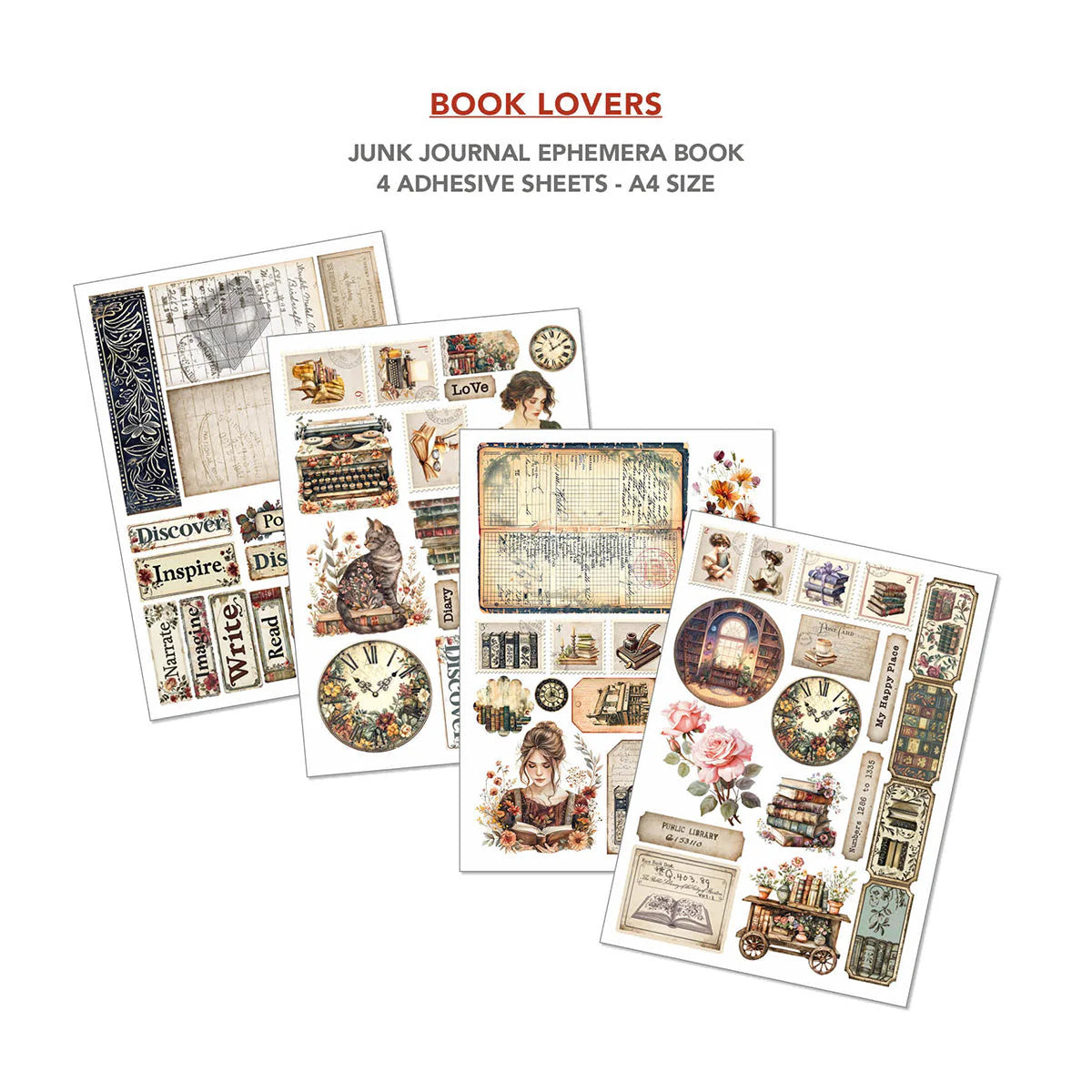 CB Book Lovers Junk Journal & Ephemera Book