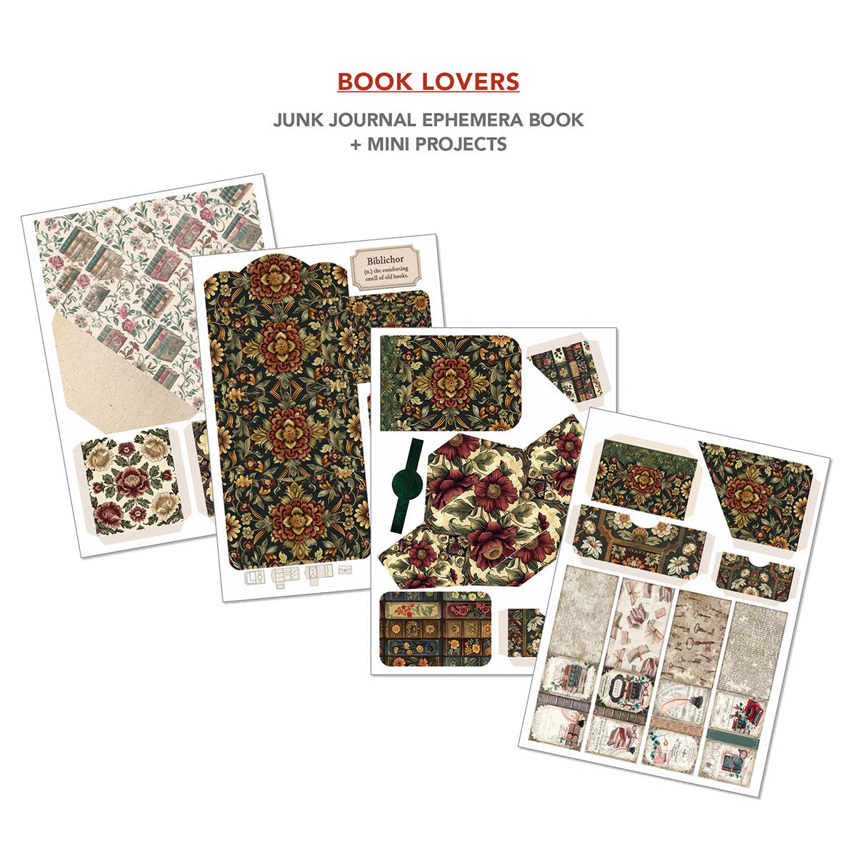 CB Book Lovers Junk Journal & Ephemera Book