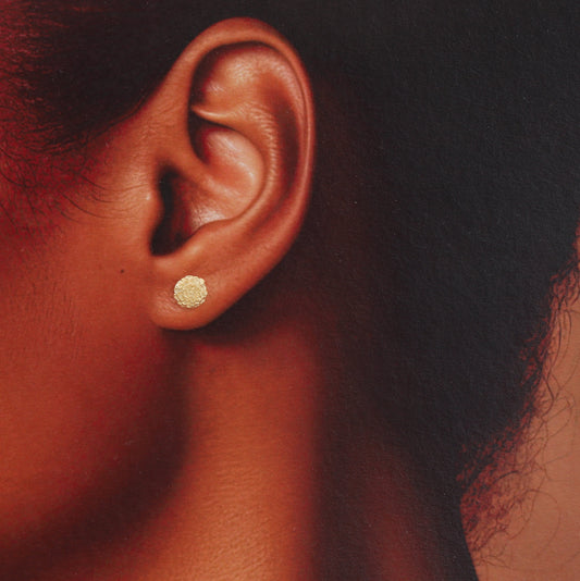 Marigold, October Birth Flower Earrings