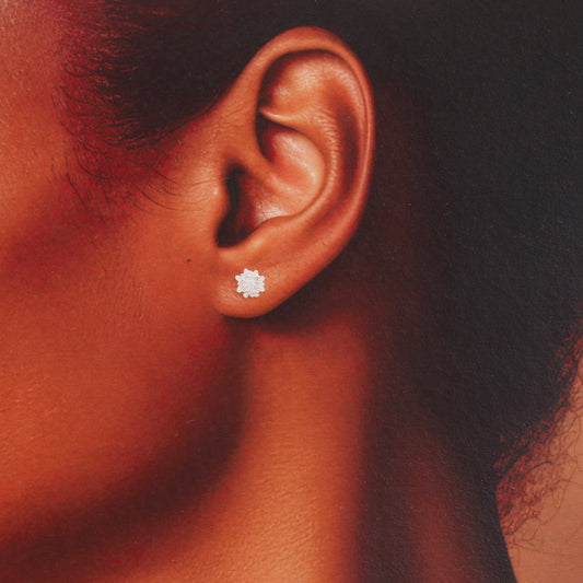 Chrysanthemum, November Birth Flower Earrings