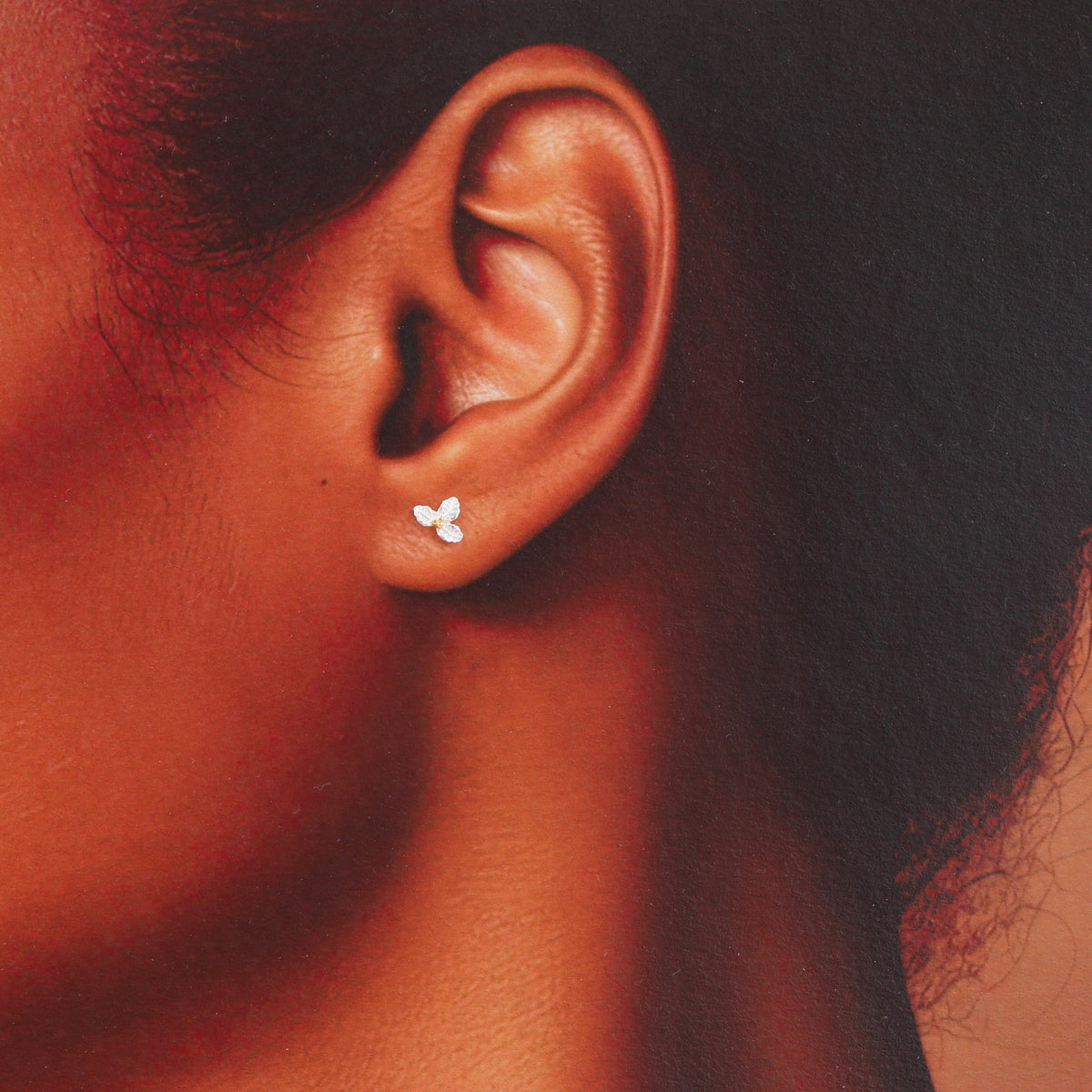 Holly, December Birth Flower Earrings