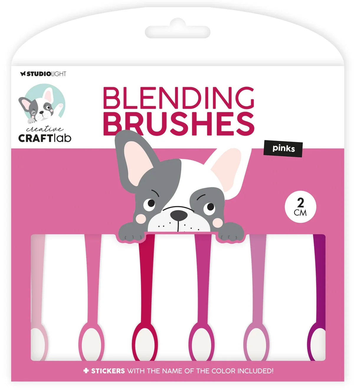 Studio Light Blending Brushes Pink