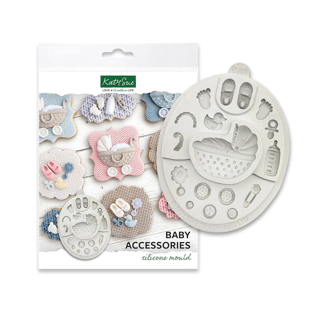 Katy Sue : Baby Accessories Silicone Mould