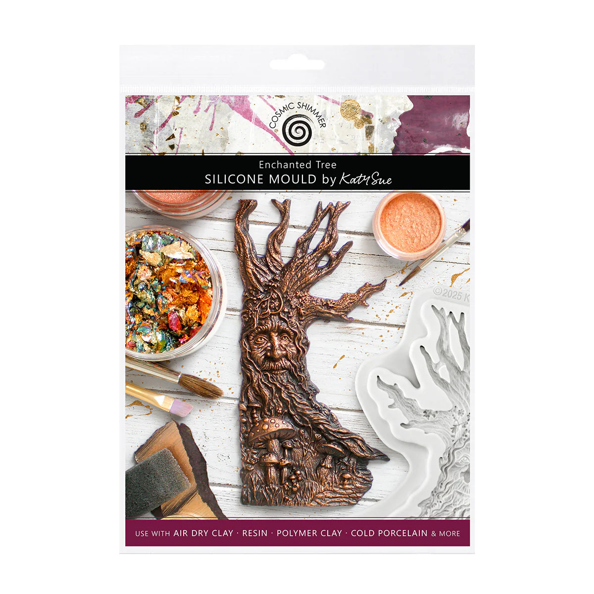Cosmic Shimmer & Katy Sue - Enchanted Tree Silicone Mould