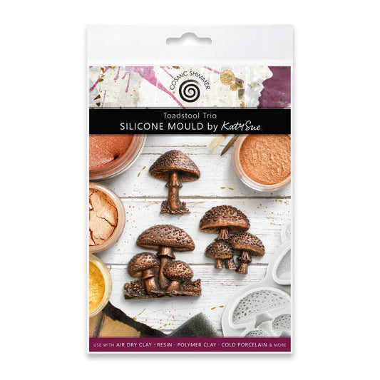 Cosmic Shimmer & Katy Sue - Toadstool Trio Silicone Mould