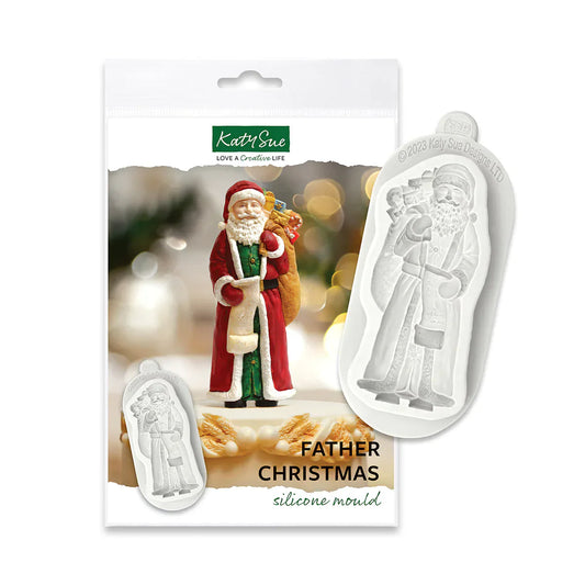 Katy Sue - Father Christmas Silicon Mould