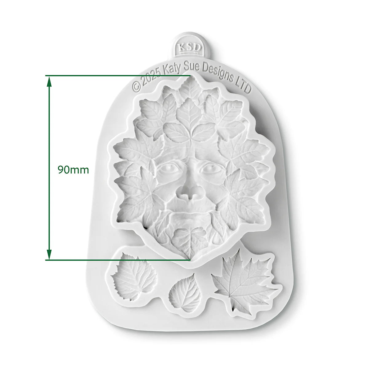 Cosmic Shimmer & Katy Sue - Forest Leaf Green Man Silicone Mould