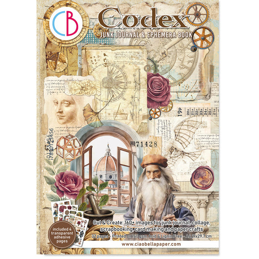 Ciao Bella Codex Junk Journal & Ephemera Book