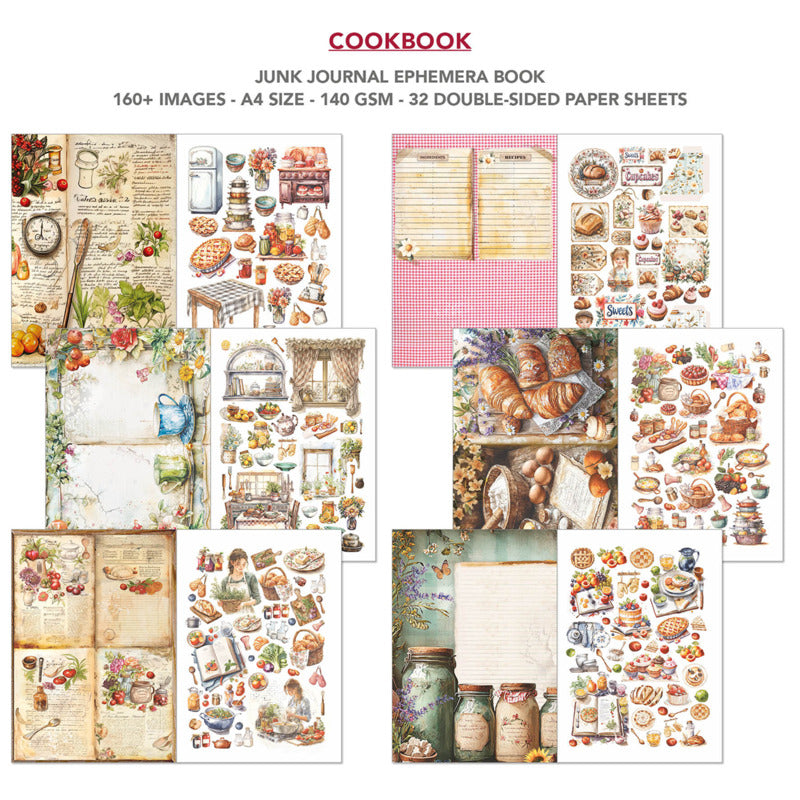 Ciao Bella Cookook  Junk Journakl and Ephemera