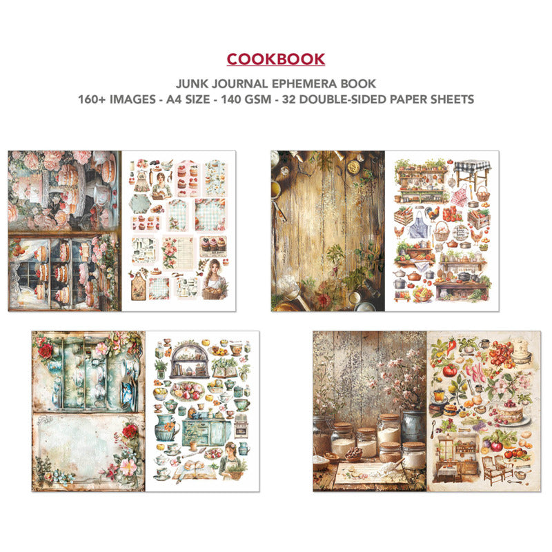 Ciao Bella Cookook  Junk Journakl and Ephemera