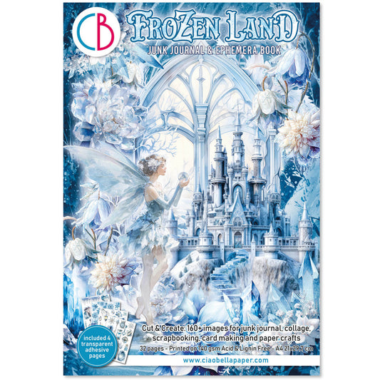 Ciao Bella : Frozen Land Junk Journal & Ephemera Book A4 32g
