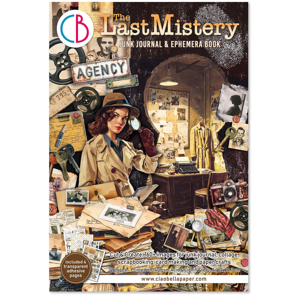 Ciao Bella - A4 Junk Journal & Ephemera Book -The Last Mystery