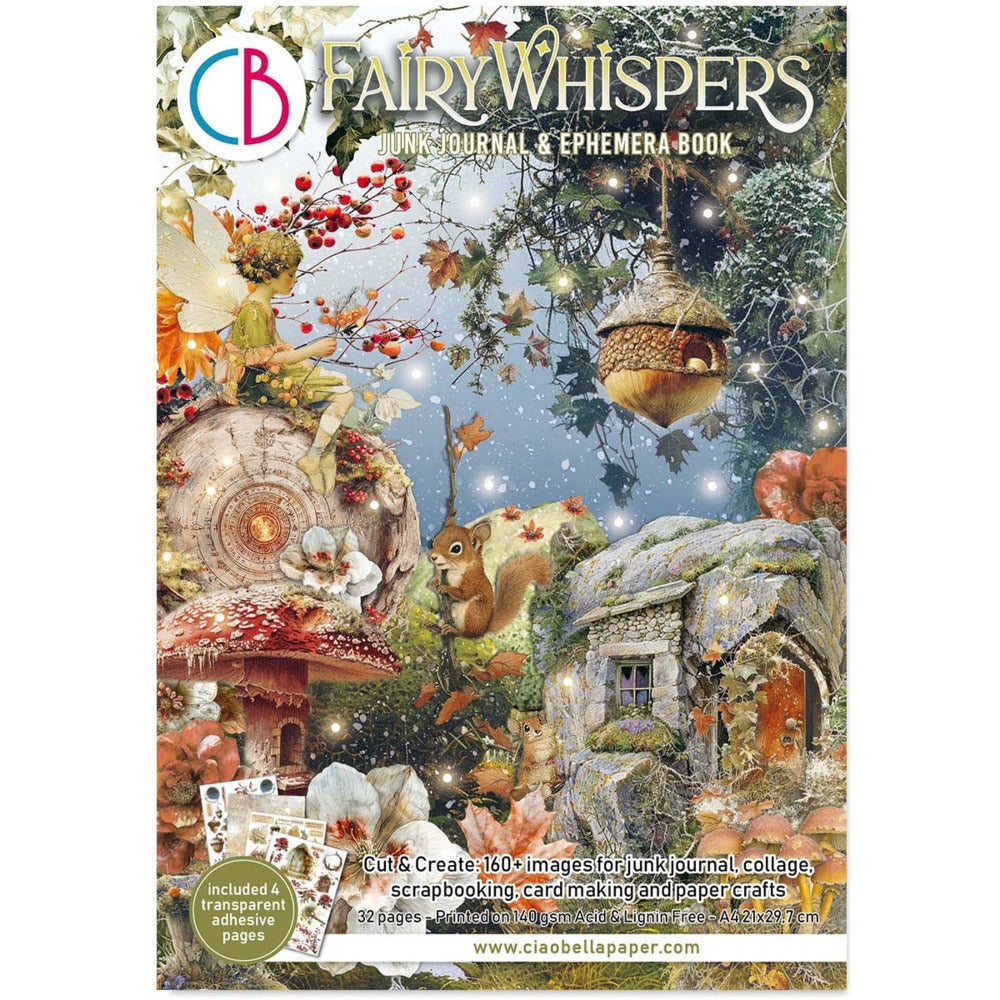 Ciao Bella - A4 Junk Journal & Ephemera Book - Fairy Whispers