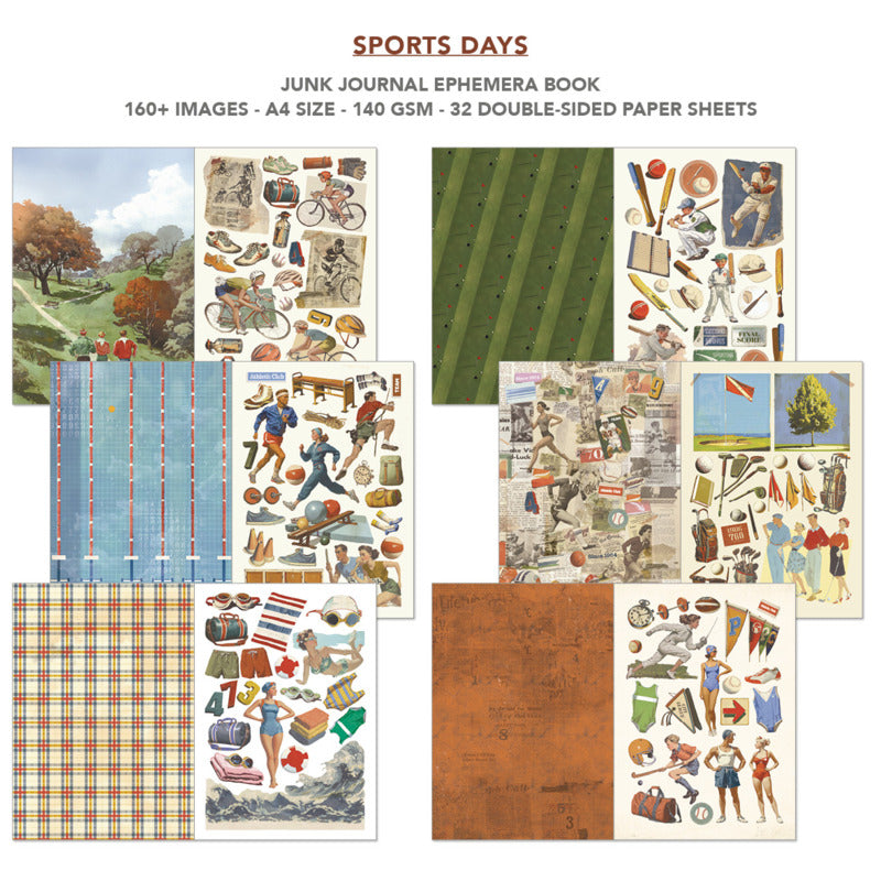 Ciao Bella - A4 Junk Journal - Sports Days
