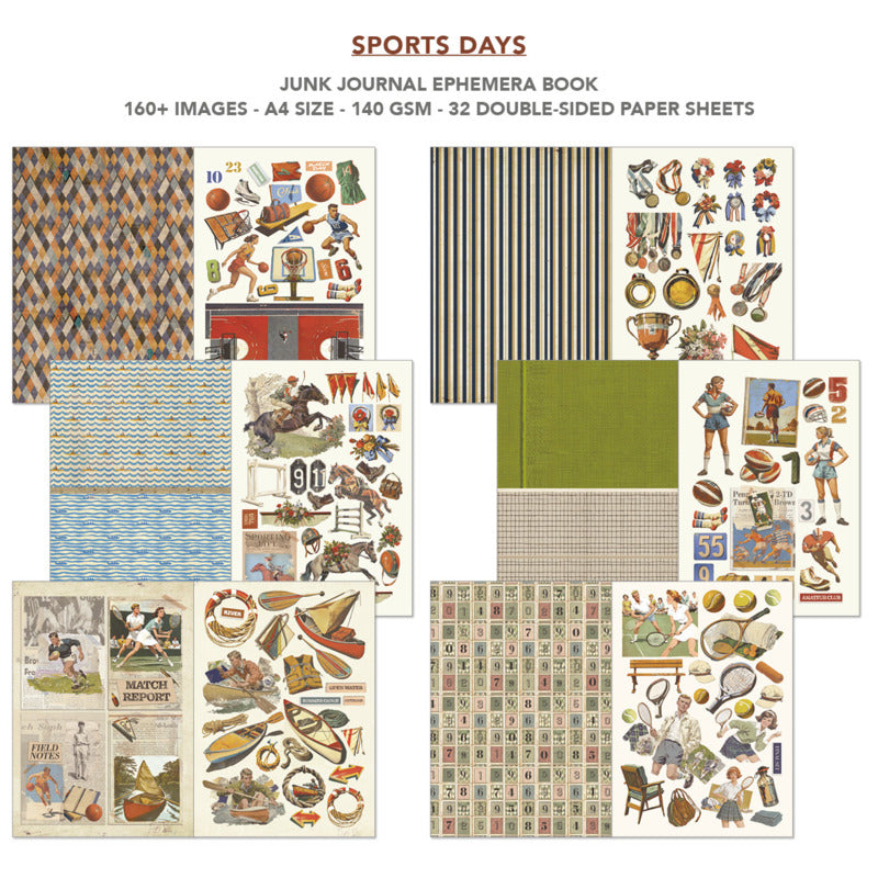 Ciao Bella - A4 Junk Journal - Sports Days